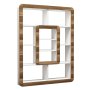 HANAH HOME Polica za knjige Orkide White Walnut - slika 3