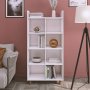 HANAH HOME Polica za knjige Saka 4 White - slika 2