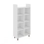HANAH HOME Polica za knjige Saka 4 White - slika 4