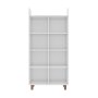 HANAH HOME Polica za knjige Saka 4 White - slika 5
