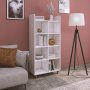 HANAH HOME Polica za knjige Saka 4 White - slika 1