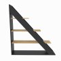 HANAH HOME Polica za knjige Pisagor Black Oak - slika 5