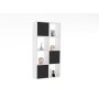 HANAH HOME Polica za knjige Ena White Anthracite - slika 2