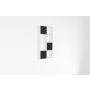 HANAH HOME Polica za knjige Ena White Anthracite - slika 3