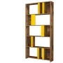 HANAH HOME Polica za knjige Lima Walnut Yellow - slika 4