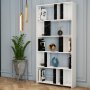 HANAH HOME Polica za knjige Lima White Black Marble - slika 1