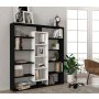 HANAH HOME Polica za knjige Ample Black White - slika 2