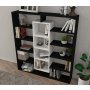 HANAH HOME Polica za knjige Ample Black White - slika 3