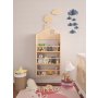 HANAH HOME Polica za knjige Lucca Birchwood - slika 2