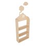 HANAH HOME Polica za knjige Lucca Birchwood - slika 4