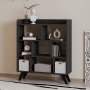 HANAH HOME Polica za knjige Florida Anthracite - slika 1