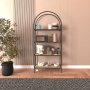 HANAH HOME Polica za knjige Mona 80 Black Atlantic Pine - slika 3