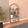 HANAH HOME Polica za knjige Mona 80 Black Atlantic Pine - slika 1