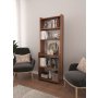 HANAH HOME Polica za knjige Etna Walnut - slika 3