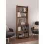 HANAH HOME Polica za knjige Etna Walnut - slika 1