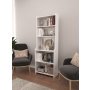 HANAH HOME Polica za knjige Etna White - slika 3