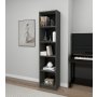 HANAH HOME Polica za knjige Fulya Dark Grey - slika 1