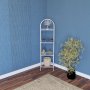 HANAH HOME Polica za knjige Mona 40 White Fume - slika 3