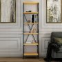 HANAH HOME Polica za knjige Suadiye Yellow - slika 2