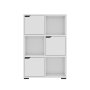 HANAH HOME Polica za knjige Vinesa White - slika 4