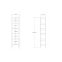 HANAH HOME Polica za knjige Creator Walnut - slika 3