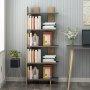 HANAH HOME Polica za knjige Elas Anthracite - slika 2