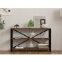 HANAH HOME Polica za knjige Derby Walnut - slika 2