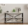 HANAH HOME Polica za knjige Derby White - slika 2