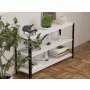 HANAH HOME Polica za knjige Derby White - slika 3