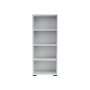 HANAH HOME Polica za knjige Glass White - slika 4