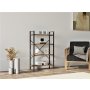 HANAH HOME Polica za knjige Mina Walnut - slika 1