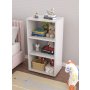HANAH HOME Polica za knjige Key White - slika 3