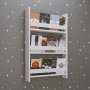 HANAH HOME Polica za knjige Artemis 3 White - slika 1