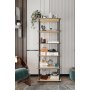 HANAH HOME Polica za knjige Bookcase 6 Rect Oak - slika 2