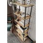 HANAH HOME Polica za knjige Bookcase 6 Rect Oak - slika 3