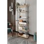 HANAH HOME Polica za knjige Bookcase 6 Rect Oak - slika 1