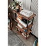 HANAH HOME Polica za knjige Bookcase 4 Rect Walnut - slika 3