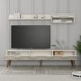 HANAH HOME TV polica Lyon 2 Cream Walnut - slika 2