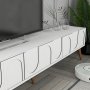 HANAH HOME TV polica Lyon 2 White Walnut - slika 4