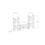 HANAH HOME TV polica Egzotik White - slika 4
