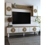 HANAH HOME TV polica Deren Bohem Sapphıre Oak Hazeran - slika 2