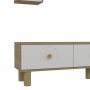 HANAH HOME TV polica Deren Bohem Sapphıre Oak White - slika 5