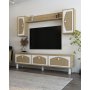 HANAH HOME TV polica Simple Bohem Sapphıre Oak Hazeran - slika 2