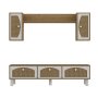 HANAH HOME TV polica Simple Bohem Sapphıre Oak Hazeran - slika 3