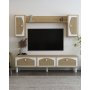 HANAH HOME TV polica Simple Bohem Sapphıre Oak Hazeran - slika 1