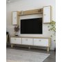 HANAH HOME TV polica Simple Bohem Sapphıre Oak White - slika 2