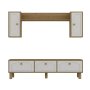 HANAH HOME TV polica Simple Bohem Sapphıre Oak White - slika 4