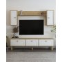 HANAH HOME TV polica Simple Bohem Sapphıre Oak White - slika 1