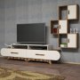 HANAH HOME TV polica Flora S Walnut Cream - slika 2