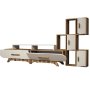 HANAH HOME TV polica Flora S Walnut Cream - slika 5